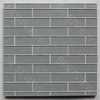  Space Gray Linen Glass Mosaic 1.5"x6"
