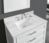 49-in Dolomiti Bianco Sintered Stone Single Sink Bathroom Vanity Top 