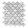 Carrara White Marble Mosaic Mini Arabesque 