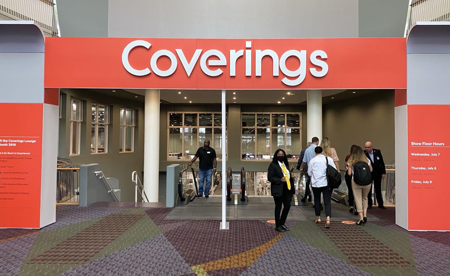 Coverings 2021 in the Orlando Convention Center