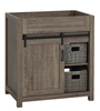 Farm Barn 30-in Bath Vanity Cabinet Only in Antique Brown