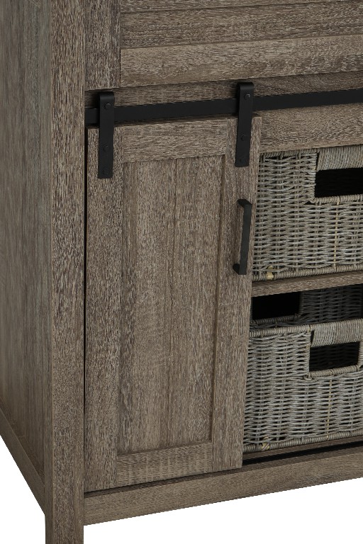 Farm Barn 36-in Bath Vanity Cabinet Only in Antique Brown