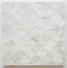  Oriental White Marble Mosaic Polished Shell 