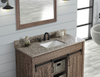 43-in Siena Quartz Single Sink Bathroom Vanity Top (Castle Rock)