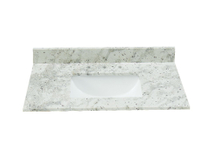 31-in Glacier White Granite Single Sink Bathroom Vanity Top